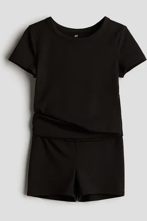 H&M Girls 2-Piece Top And Shorts Set