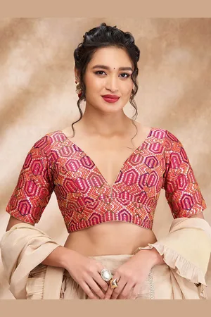 SALWAR STUDIO Embroidered Saree Blouse