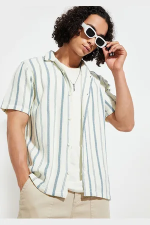 Max Collection URB_N Men Cotton Striped Regular Fit Shirt