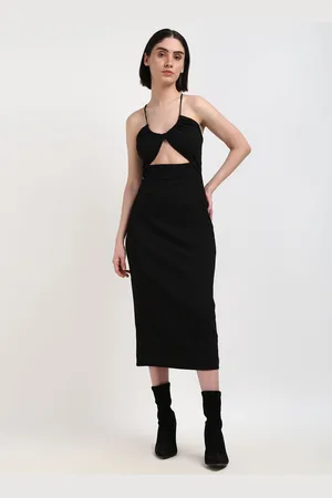 Calvin Klein Sleeveless Sheath Midi Dress