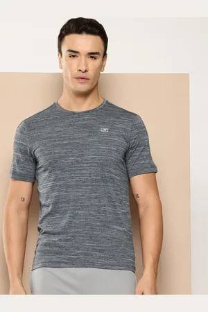 Alcis Men Printed Slim Fit Sports T-shirt