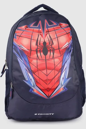 Priority Boys Spiderman Printed Laptop Backpack- 32L