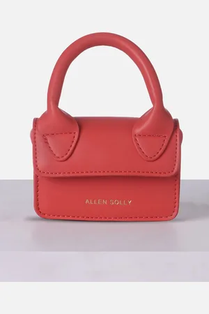 Allen Solly Girls Structured Handheld Bag with Cut Work
