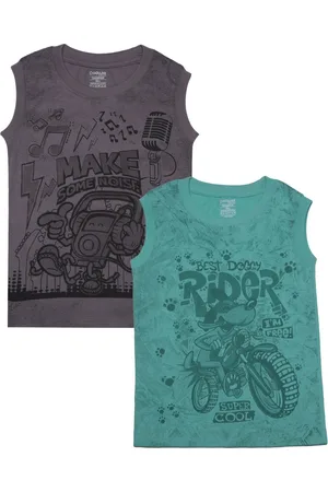 Dollar Champion Pack Of 2 Graphic Printed T-shirt
