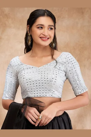 SALWAR STUDIO Embellished Saree Blouse