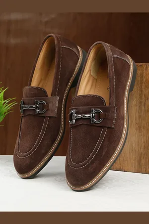 Teakwood Leathers Men Suede Loafers