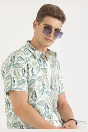 Joven Men Opaque Printed Casual Shirt