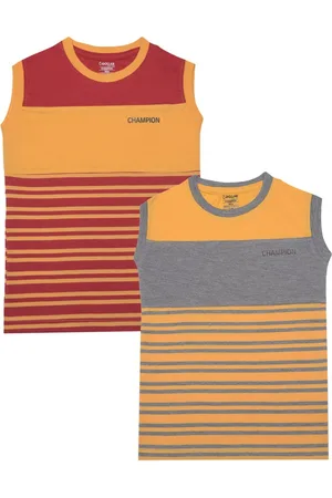 Dollar Champion Boys Pack Of 2 Striped T-shirts