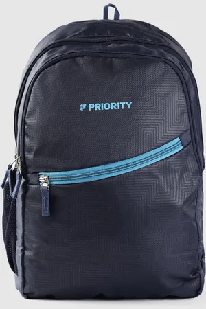 Priority Unisex Geometric Printed Backpack-27L
