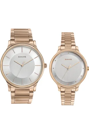 Sonata Unisex Bracelet Style Straps Analogue His & Her Watches 7710587050WM02