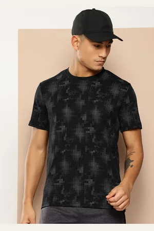Alcis Men Printed Slim Fit Sports T-shirt
