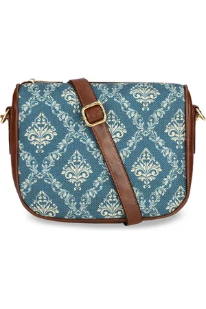 THE CLOWNFISH Garnet Women Ethnic Motifs Printed Structured Sling Bag