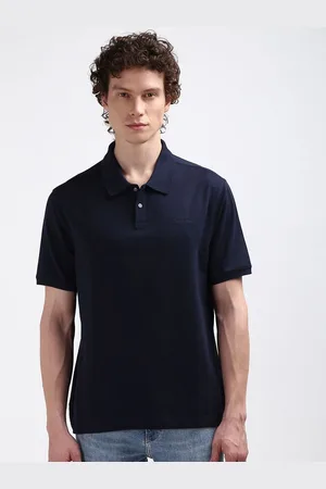 Calvin Klein Men Polo Collar Solid T-shirt