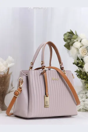 EXOTIC Textured PU Structured Handheld Bag with Quilted
