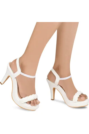 JM Looks Open Toe Platform Heels