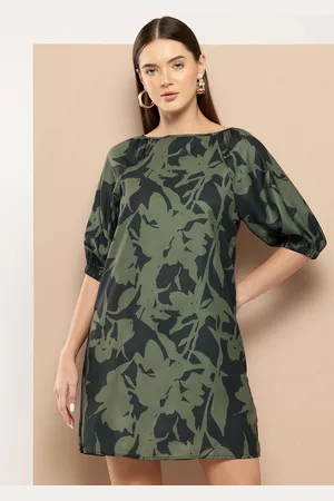 Chemistry Printed A-Line Mini Dress