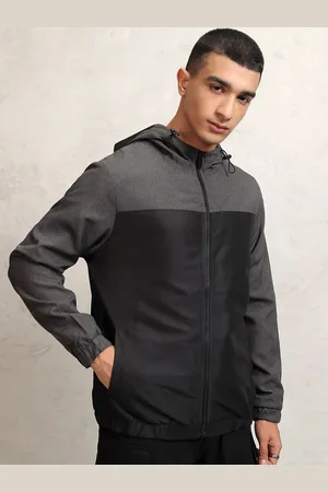 Highlander Men Colourblocked Regular Hooded Tailored Jacket