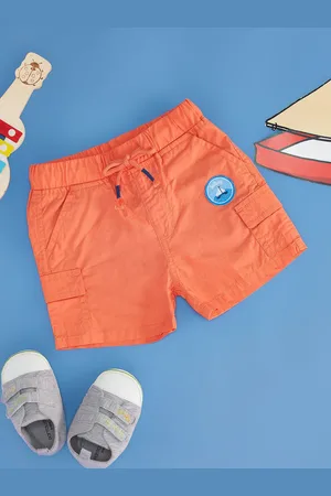 Pantaloons Boys Mid-Rise Cotton Cargo Shorts