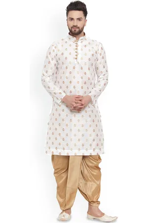 Sydney Heights Ethnic Motifs Woven Design Jacquard Weave Straight Kurta With Dhoti Pants