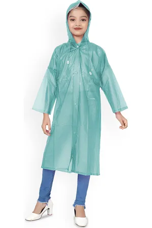 BAESD Kids Full Sleeves Waterproof Rain Jacket