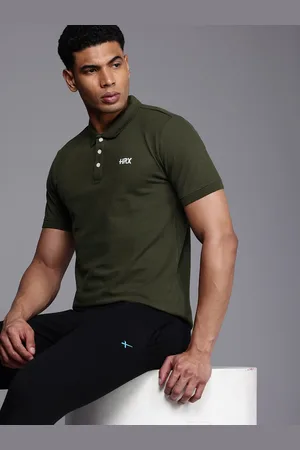 HRX Men Lifestyle Polo Collar T-shirt