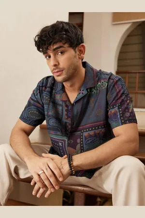 The Souled Store Men Graphic Opaque Printed Casual Shirt