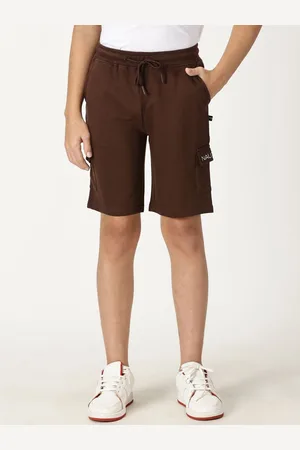 Nautica Boys Knitted Cotton Cargo Shorts