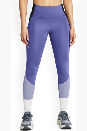 Under Armour Women Colourblocked Mid-Rise Ankle-Length Tights