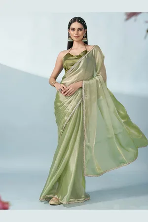 Tikhi Imli Sequinned Satin Saree