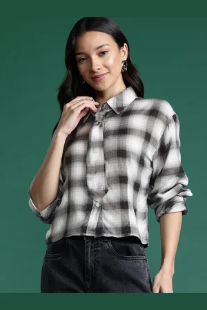 DressBerry Checked Casual Shirt with Tie