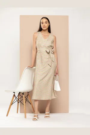 Chemistry Printed A-Line Midi Dress