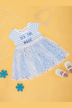 Pantaloons Girls Print Fit & Flare Dress