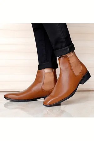 BXXY Men Mid Top Chelsea Boots