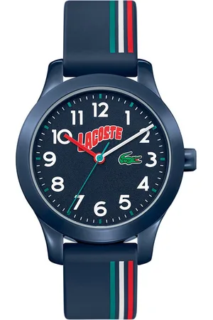 Lacoste Kids Printed Brass Dial Analogue Watch 2030028