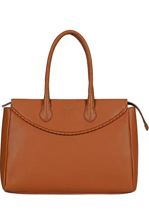 Eske Turner Vegan Leather Oversized Textured Tote Bag
