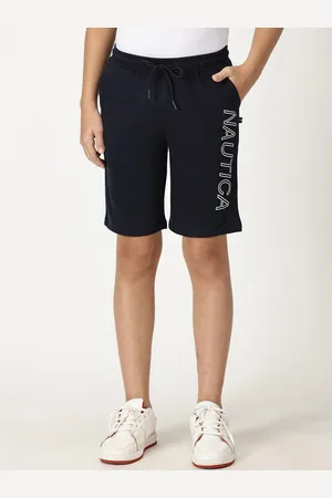 Nautica Boys Cotton Printed Mid-Rise Shorts