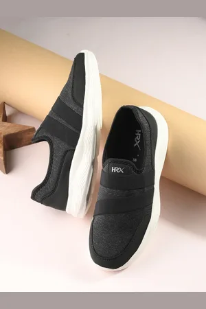 HRX Women Black Textile Walking Shoes
