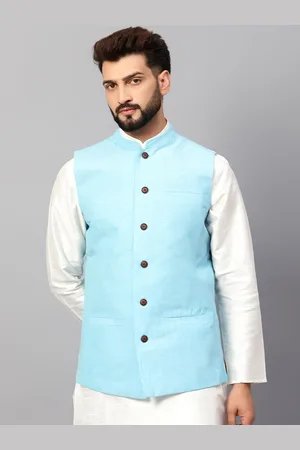 Latest Chikan Garments Mandarin Collar Nehru Jacket
