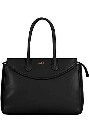 Eske Turner Vegan Leather Oversized Textured Tote Bag