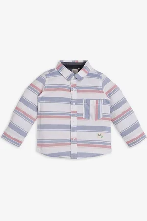 Ed-a-Mamma Boys Premium Horizontal Stripes Opaque Striped Casual Shirt