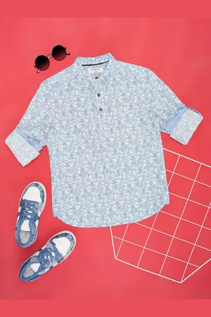 Pantaloons Boys Floral Printed Opaque Casual Shirt