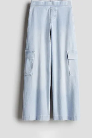H&M Girls Wide Cargo Trousers