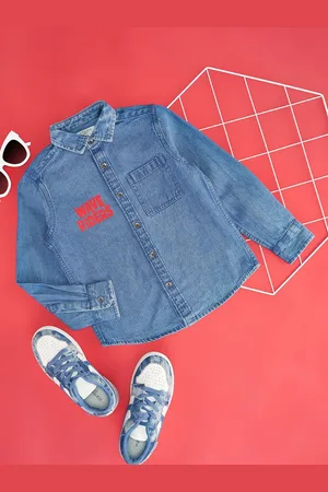 Pantaloons Boys Opaque Solid Casual Shirt