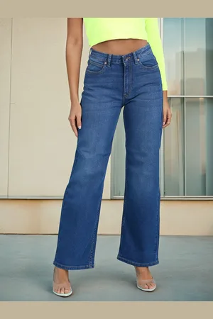 Flying Machine Women Bootcut High-Rise Light Fade Stretchable Jeans