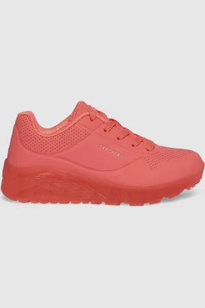 Skechers Girls Air-Cooled Memory Foam UNO ICE Sneakers