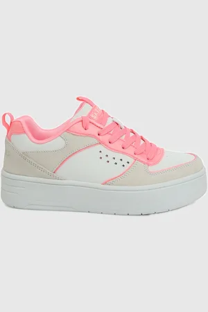 Skechers Girls COURT HIGH - GLITTER MIX Casual Sneakers