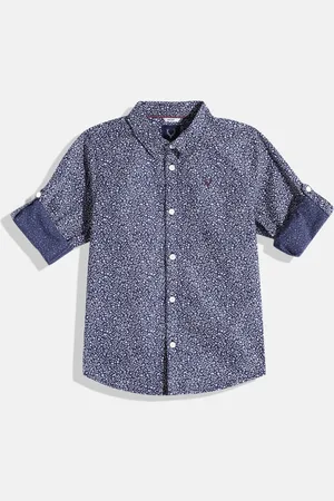 Allen Solly Boys Cotton Sport Regular Fit Floral Printed Casual Shirt