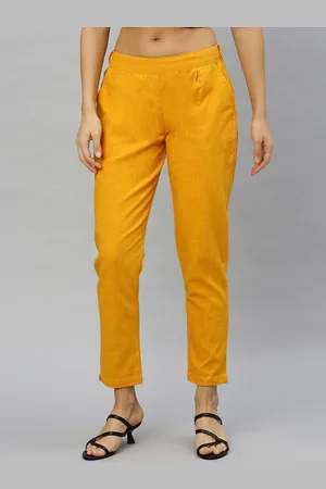 Kalini Women Regular Fit Cigarette Trousers