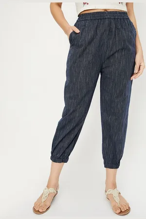 Max Collection Women Mid-Rise Cotton Joggers