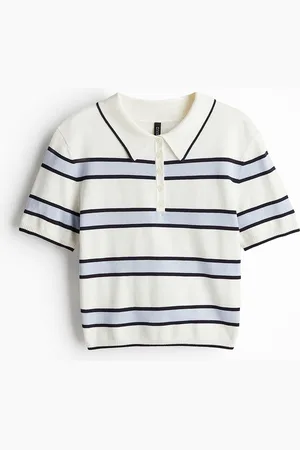 H&M Fine- Knit Polo Shirt